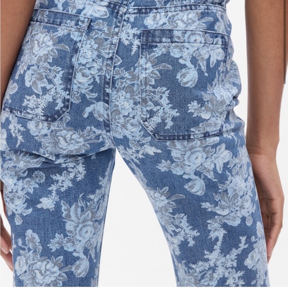 Love Shack Fancy x Gap 💙 FLORAL High Waist Jeans 28 loveshackfancy - Picture 4 of 6